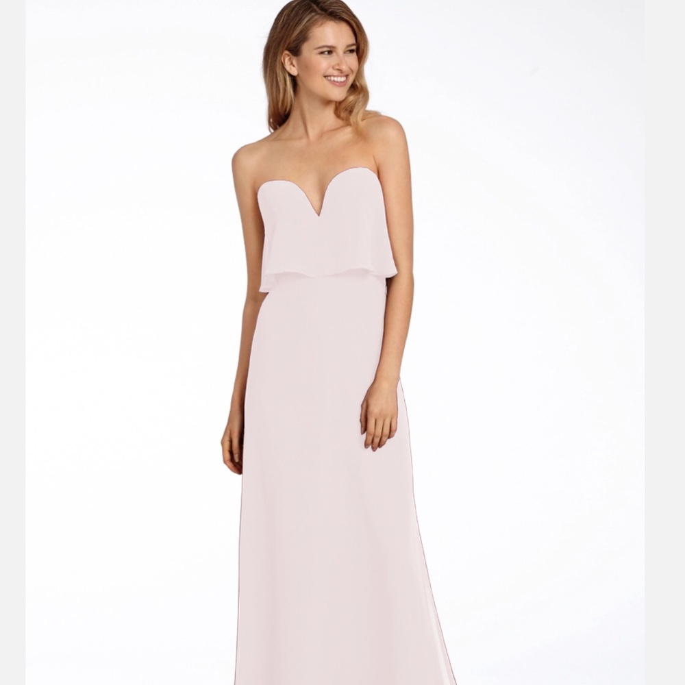 Haley Paige blush pink bridesmaid dress size 0